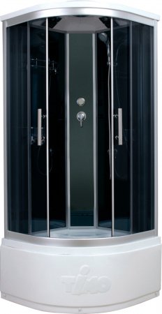 Душевая кабина Timo Standart T-1190 P 90x90x220 профиль хром матовый, стекло прозрачное