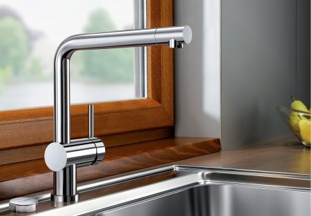 Смеситель для кухни Blanco Linus-F 514026 нержавеющая сталь