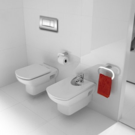 Унитаз с инсталляцией подвесной Roca Dama Senso 893104090 с горизонтальным выпуском