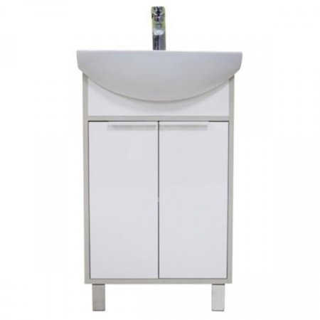 Тумба под раковину Акватон Рико 50 1A212401RIB90 Белый Ясень фабрик