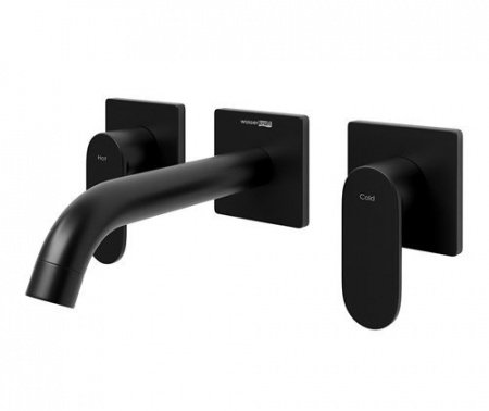 Смеситель для раковины WasserKraft Elbe 7445 черный матовый