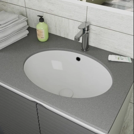 Раковина встраиваемая снизу 60см D&K Venice DT1021716 белый