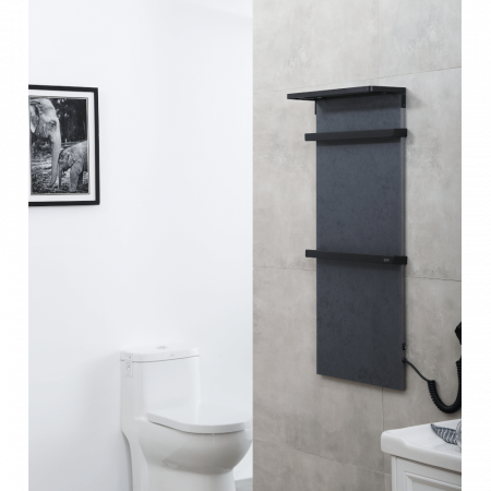 Полотенцесушитель электрический Black&White N-388GM 89.9х40 черный матовый