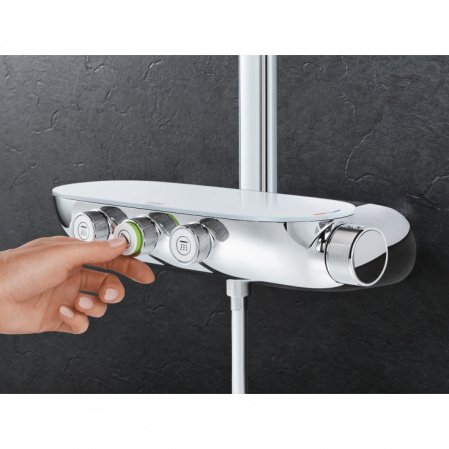 Душевая стойка Grohe Rainshower SmartControl 26250LS0 белый/хром