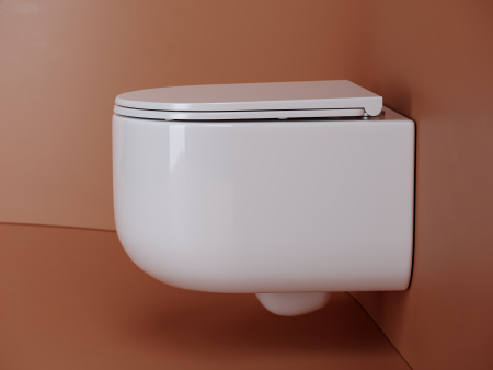 Унитаз подвесной безободковый Ceramica Nova Ulma CN4006 белый