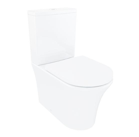 Унитаз напольный IDDIS Stone Rimless STNRDSEi24 белый, с сиденьем микролифт