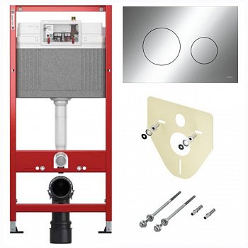 Готовое решение для подвесных унитазов TECE Profil K440921 хром глянцевый