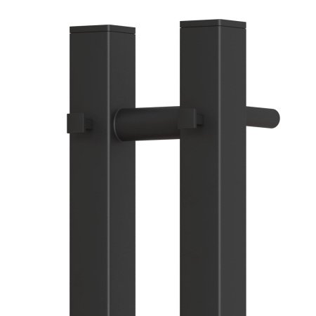 Полотенцесушитель электрический Point Гермес PN13812B П3 80x1200, диммер справа, черный