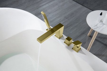 Смеситель на борт ванны Timo Selene 2130/17Y золото матовое