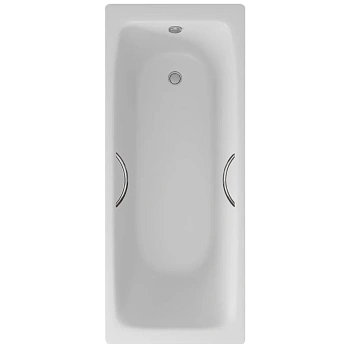 Ванна чугунная Delice Biove 1700х750, с ручками