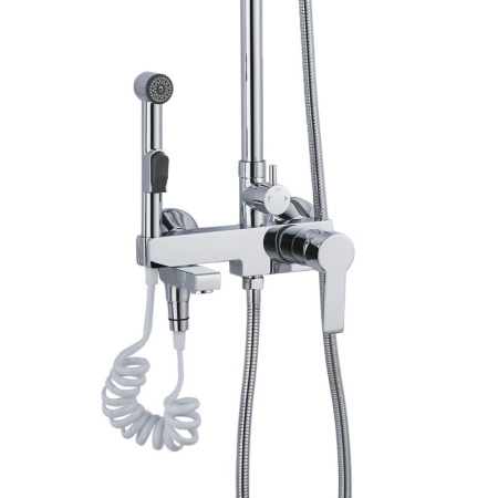 Душевая система с гиг душем Haiba HB2416, хром