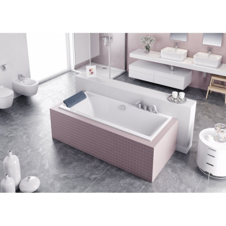 Ванна акриловая EXCELLENT Pryzmat Slim 180x80