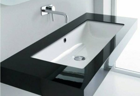 Раковина встраиваемая снизу 90см Artceram Gea GEL002 белый