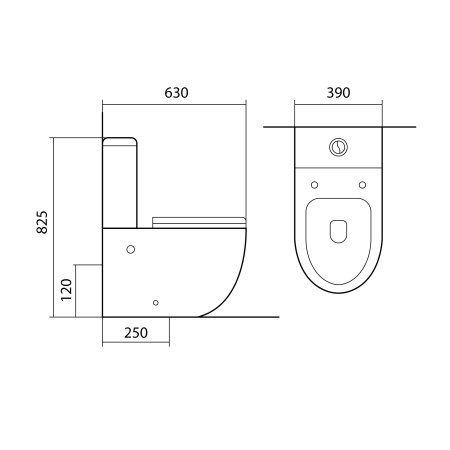 Унитаз-компакт Aquatek Европа AQ2903-00 с сиденьем Soft Close