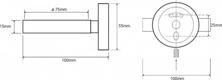 Держатель для фена Bemeta Beta 132117012 Хром