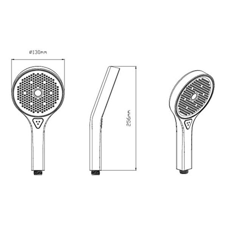 Душевой комплект Vincea VSFW-4212CH встраиваемый, 2 режима, хром