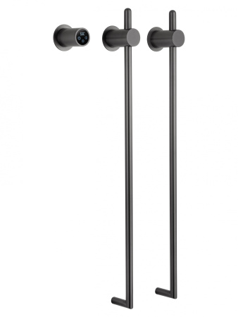 Полотенцесушитель электрический встраиваемый WONZON & WOGHAND LEIPZIG, Темный графит (WW-AL3621-GM)