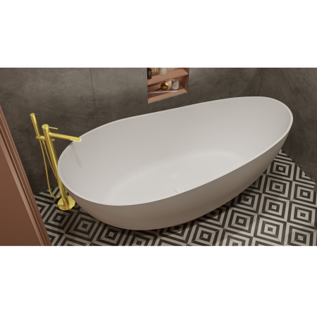 Ванна WHITECROSS Ruby 165x75 (белый мат) иск. камень