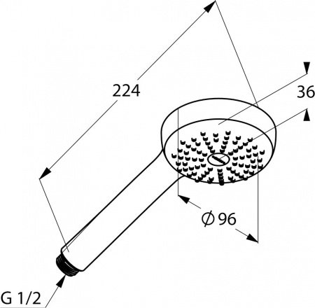 Душевой гарнитур Kludi Logo 6819005-00 Хром