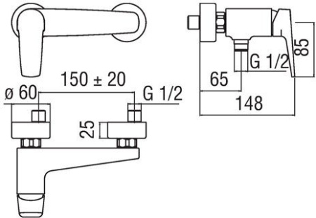 Смеситель для душа Nobili Nobi NB84130CR Хром