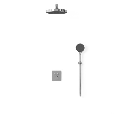 Душевой комплект Vincea Inspire VSFW-3I21T2CH встраиваемый, термостатический, 2 режима, хром