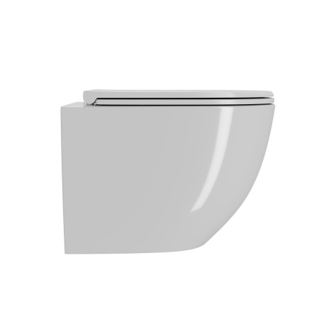 Унитаз подвесной Point Афина PN41041 безободковый, сиденье микролифт