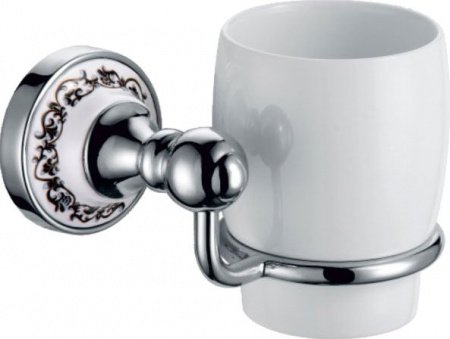 Стакан для зубных щеток Fixsen Bogema FX-78506 Хром Белый