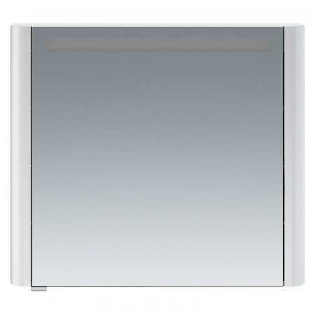 Зеркальный шкаф AM PM Sensation 80 петли справа белый глянцевый