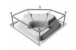 Каркас для ванны сварной Vayer BRYZA Гл000007084, 140x140