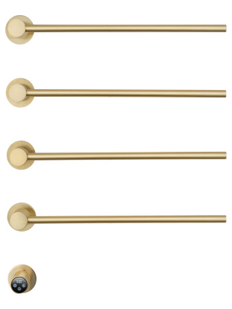 Полотенцесушитель электрический встраиваемый WONZON & WOGHAND MÜNCHEN, Брашированное золото (WW-A354-BG)