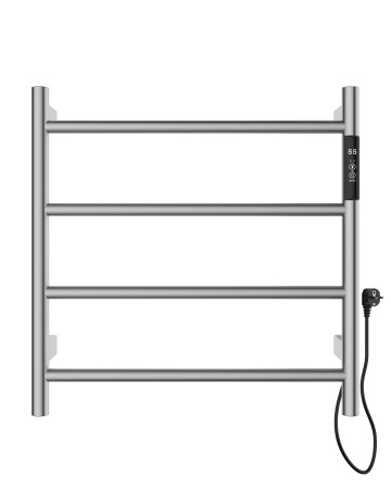 Полотенцесушитель электрический WONZON & WOGHAND BONN, Брашированный никель (WW-AL404-BR)