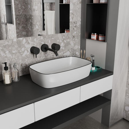 Раковина накладная 61,5см Point Веста PN43702WB белый