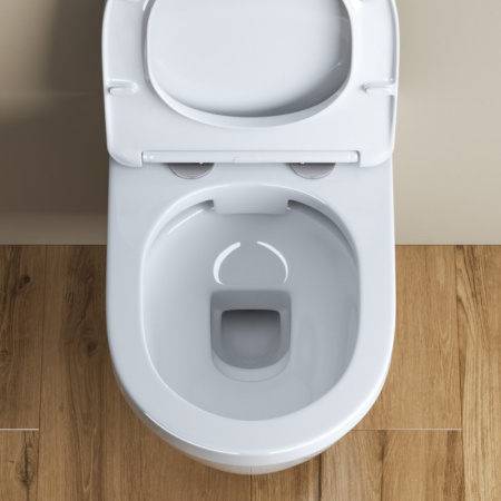 Унитаз подвесной BelBagno Loto BB070CHR/SC с сиденьем микролифт