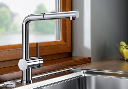 Смеситель для кухни Blanco Linus-S-F 514024 нержавеющая сталь