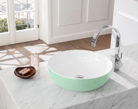 Раковина накладная 43см Villeroy & Boch Artis 417943BCW3 зеленый