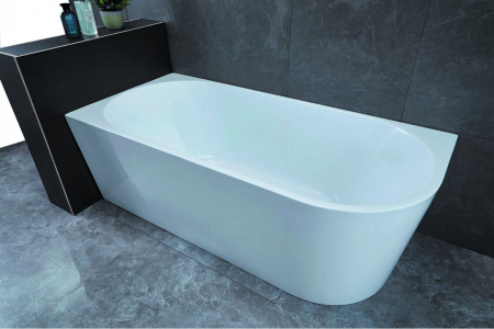 Ванна акриловая левосторонняя Vayer Irena Гл000026131, 170х72