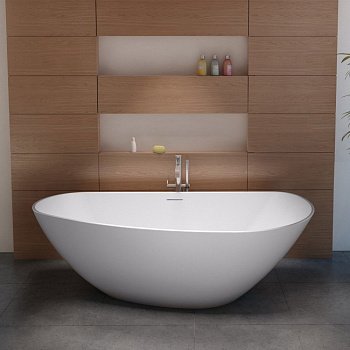 Ванна из искусственного камня Riho Granada 170 см L
