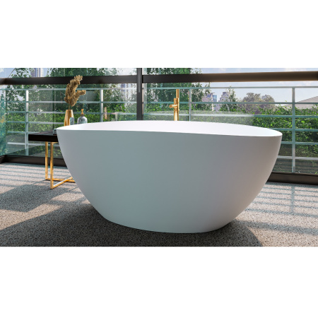 Ванна WHITECROSS Onyx A 160x75 (белый мат) иск. камень