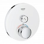 Термостат для ванны с душем Grohe Grohtherm SmartControl 29150LS0 белая луна