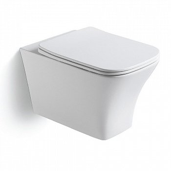 Унитаз подвесной Black&White Universe 723W00 белый