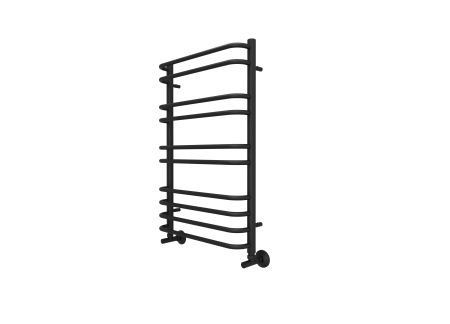 Полотенцесушитель водяной Aquatek Пандора AQ RRС1080BL 80х50 черный муар