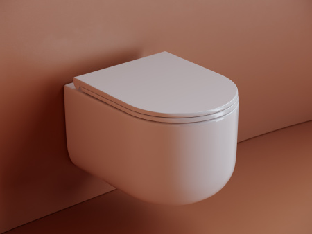 Унитаз подвесной безободковый Ceramica Nova Ulma CN4006 белый