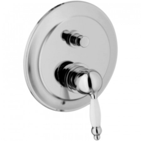 Смеситель для ванны и душа Webert Dorian DO860101 Хром Белый