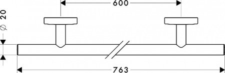Полотенцедержатель Hansgrohe Logis 40516000 Хром