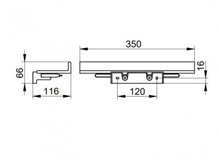 Полка для душа Keuco Reva 12859510000 белый