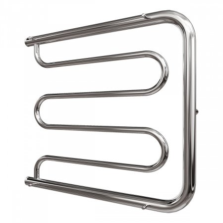 Полотенцесушитель водяной Point PN25667P 600x700 Фокстрот с полкой, хром