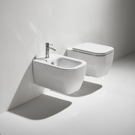 Унитаз подвесной безободковый Simas Henges BB18 белый