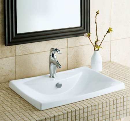 Раковина Jacob Delafon Escale E1289 60 см, встраиваемая сверху