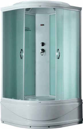 Душевая кабина Timo Eco TE-0790 P 90x90x215 профиль белый, стекло рифленое