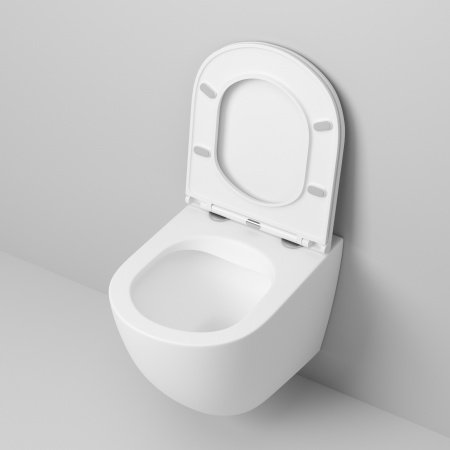 Унитаз подвесной Grossman GR-4455MS белый матовый, с сиденьем микролифт